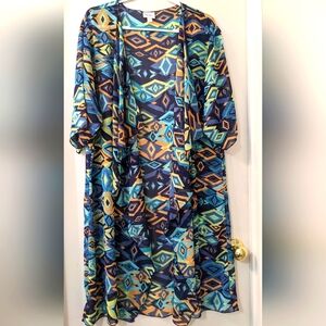 Lularoe Sheet Cardigan Style Kimono Cover Up Size Large